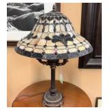 STAINED GLASS/SLAG LAMP