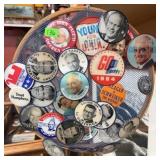 VINTAGE POLITICAL BUTTONS