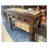 MISSION STYLE DESK/TABLE