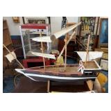 MODEL OF A SAILING VESSEL - BOAT