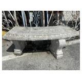 CONCRETE GARDEN BENCH