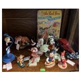 SHELF LOT OF DISNEYANA - DECORATIVE