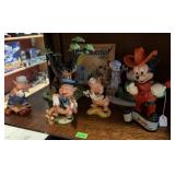 SHELF LOT OF DISNEYANA - DECORATIVE