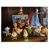SHELF LOT OF DISNEYANA - DECORATIVE