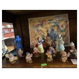 SHELF LOT OF DISNEYANA - DECORATIVE