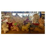LOT OF VINTAGE RUBBER TOYS