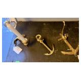 NAUTICAL ANCHOR CANDLE HOLDERS/WALL HOOK