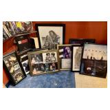 ROCK AND ROLL AUTOGRAPHED FRAMED ITEMS