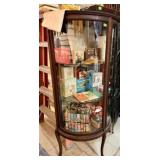 CURVED GLASS DISPLAY CABINET