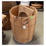 PRIMITIVE BANDED BARREL, DOUGH BOWL