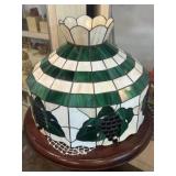 STAINED GLASS GRAPE AND VINE LAMP SHADE
