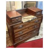 VICTORIAN MARBLE INSET TOP DRESSER