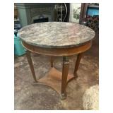 MARBLE TOP ACCENT TABLE