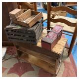 LOT OF PRIMITIVE CRATES/CAGES