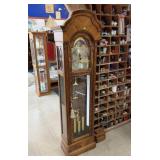 HOWARD MILLER OAK CASE GRANDFATHER CLOCK
