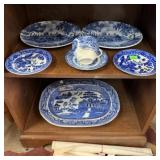 BLUE/WHITE WILLOW CERAMICS