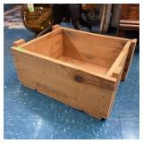WOODEN AMMO CRATE