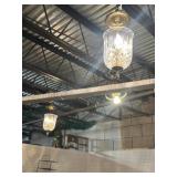 PAIR OF CRYSTAL PENDANT LAMP