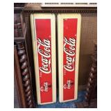 PAIR OF COCA-COLA ADVERTISING PANELS