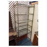 METAL/GLASS OPEN DISPLAY SHELVING