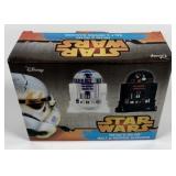 STAR WARS DROID SALT AND PEPPER SHAKERS
