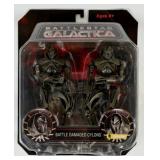 BATTLESTAR GALACTICA - BATTLE DAMAGED CYCLONS