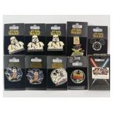 COLLECTION OF STAR WARS DISNEY TRADING PINS