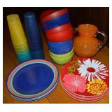 Outdoor/Summer Melamine & Plastic Dishware +