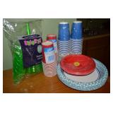 Party Margarita Glasses, Paper Cups +