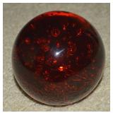 Chinese Contempo Amber Controlled Bubble Paper