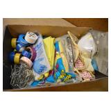 Box of Gloves, Respirator, Tape +