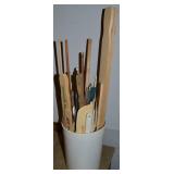 Large Cup full of Paint Stir Sticks