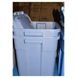 (2) Rubbermaid Roughneck Blue 18 Gallon Totes