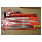 Files + Sears Heavy Duty No 30852 Wrench