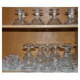 20pc Fostoria Colony Swirl Glass Stemware incl