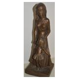 Vtg Leonardo Art Works Mother & Daughter Statue