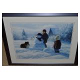 Robert Duncan Winter Friends Framed Fine Art