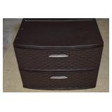 Sterilite 2 Drawer Storage 27w x 15 x 15