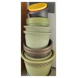 Large Lot of Garden Planters up to 18" Diam