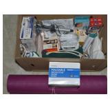 Box Lot of Home Health & Cleaning Supplies