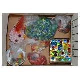 Vintage-Newer Glass Marbles, Games Pcs