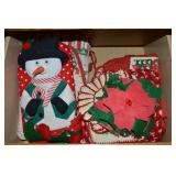 Christmas / Snowman Kitchen Linens  Lot