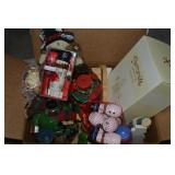Box Lot of Snowmen + w/ Kurt S Adler, Flurryville+