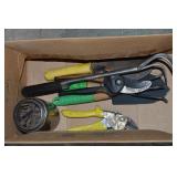 Box of Gardening Hand Tools +