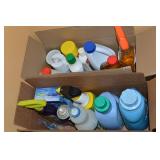 (2) Boxes of Liquid Cleaning Supplies