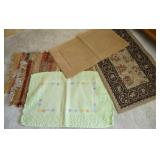 (5) Accent Floor Rugs Lot w/ 44.5 x 25.5 Largest