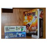 (3) Kits: Jr Scientist, Cosmic Jet Racer (Sealed)