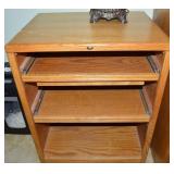 Encore Wooden Office Cabinet w/ 2 Sliding Shelves