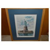 Paul Norton Statue of Liberty Framed Fine Art