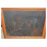 TJ Nau Signed Acrylic on Board Framed Fine Art
